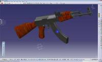 طراحی و مدلسازی اسلحه کلاشنیکف در نرم افزار کتیا
