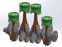 طراحی و مونتاژ موتور چهار سیلندر در نرم افزار SolidWorks