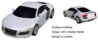 طراحی و مدلسازی بدنه خودرو Audi R8 در نرم افزار CATIA