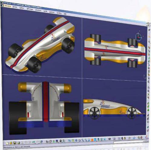 طراحی و مدلسازی، آنالیز و ماشینکاری خودرو مسابقه ای در نرم افزار CATIA