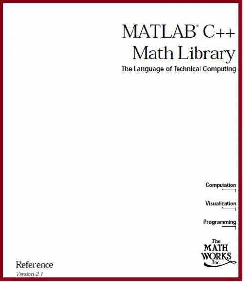 متلب(Matlab C Math Library)