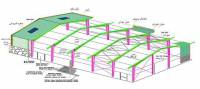 طراحی و تحلیل ساختمان سوله صنعتی با استفاده از نرم افزار متلب